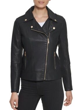 Guess vegan leather jacket